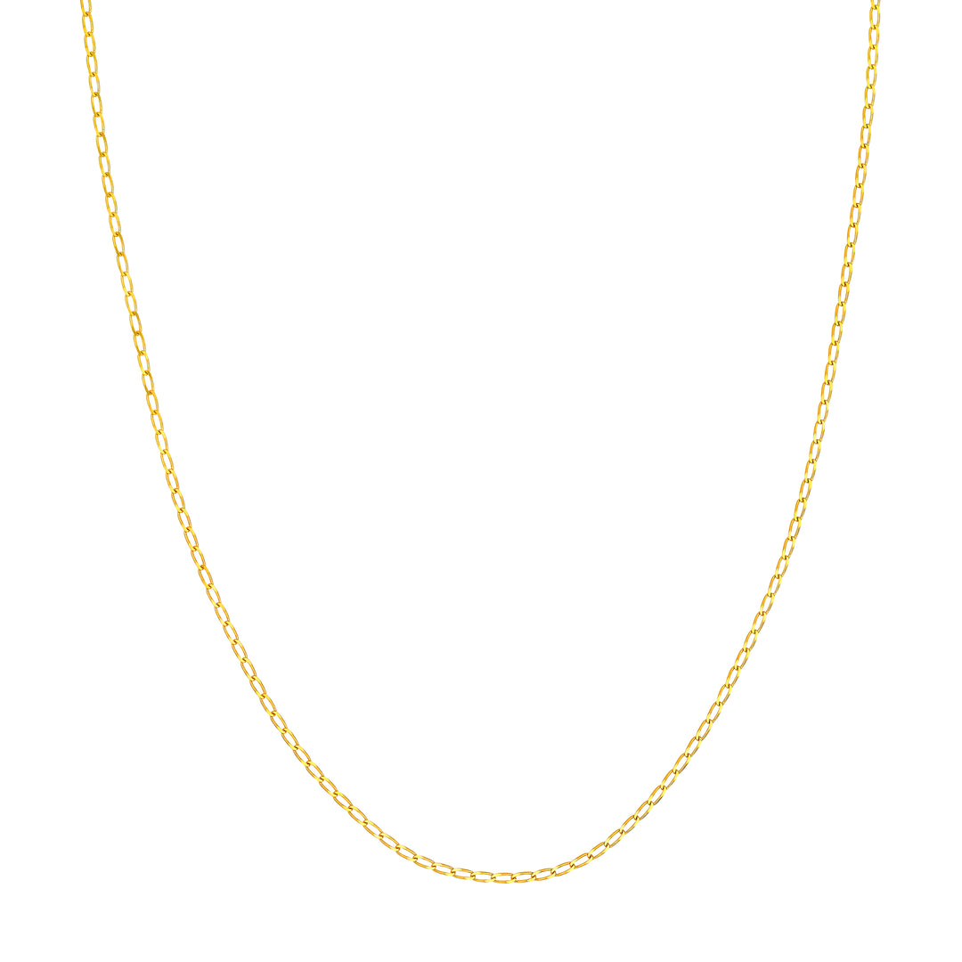 2.00mm Hammered Long Piatto Chain