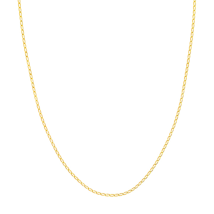 2.00mm Hammered Long Piatto Chain