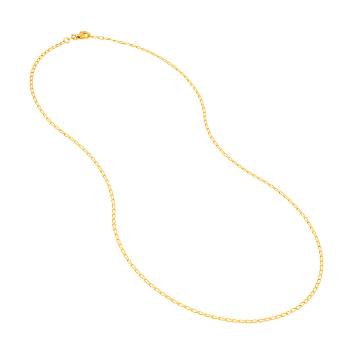 2.00mm Hammered Long Piatto Chain