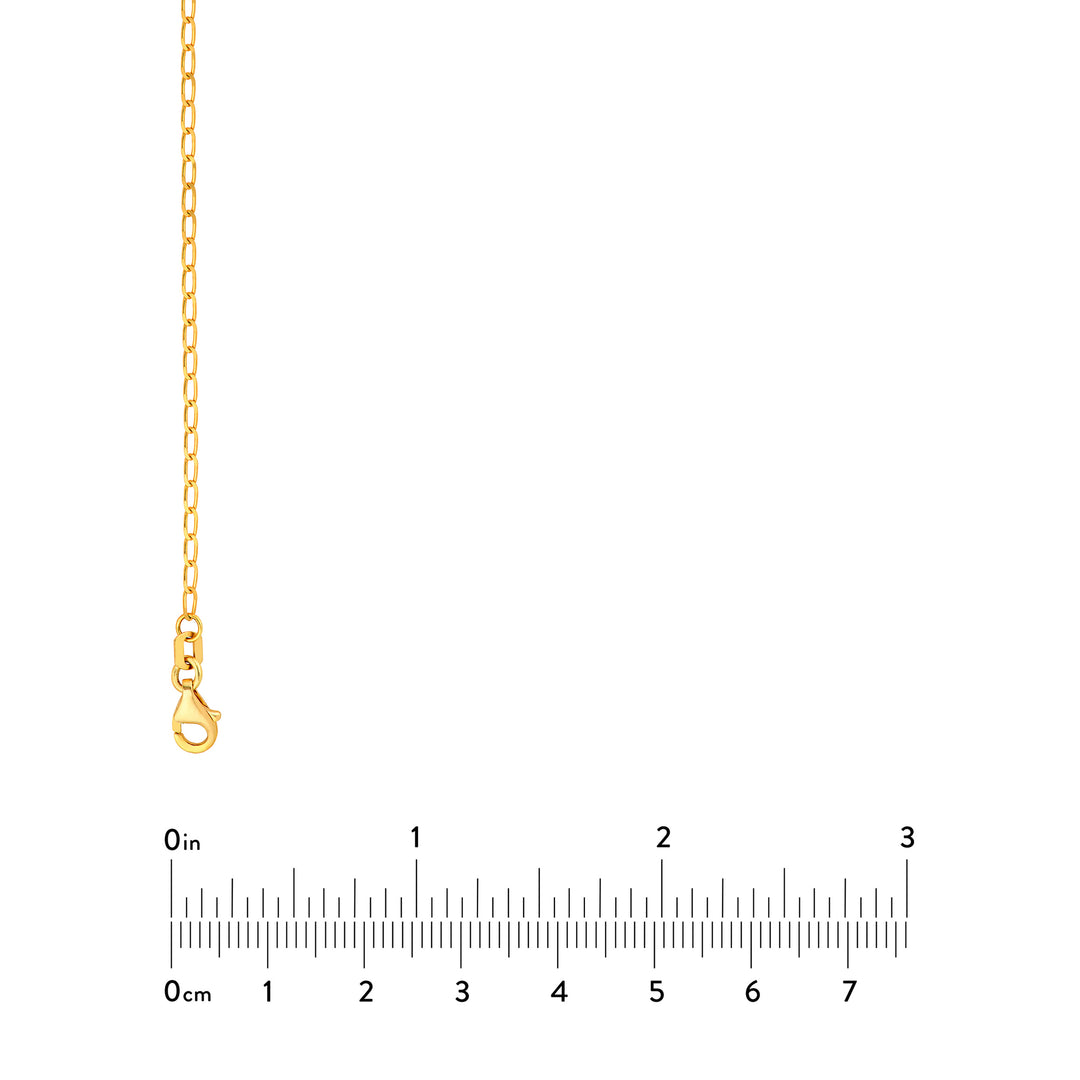 2.00mm Hammered Long Piatto Chain