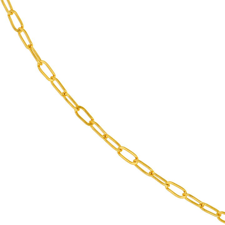 2.00mm Hammered Long Piatto Chain