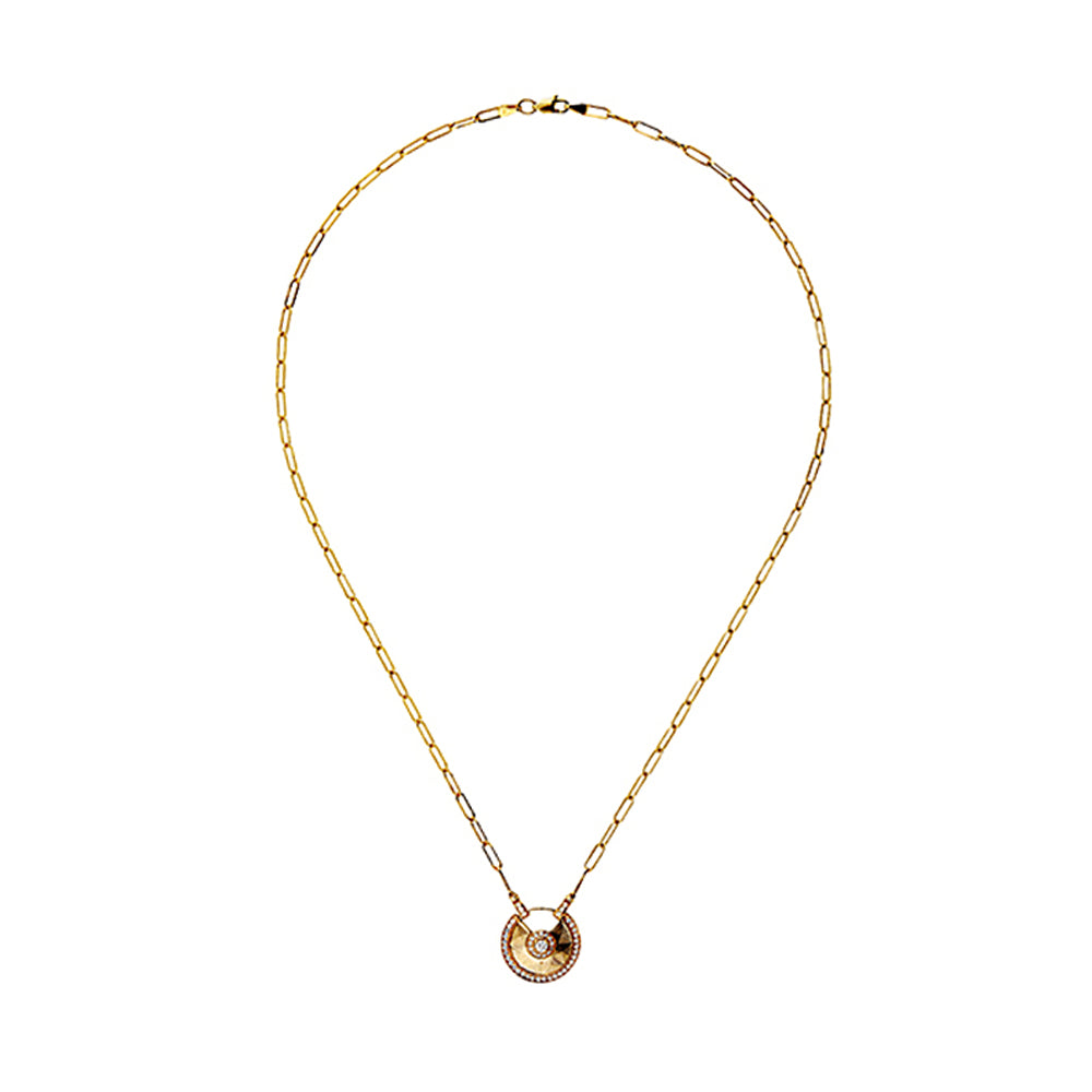 14Kt Yellow Gold Diamond 1/3Ctw Necklace