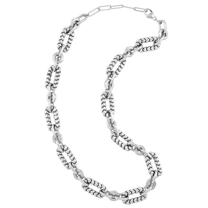 Silver Diamond 1/4Ctw Necklace