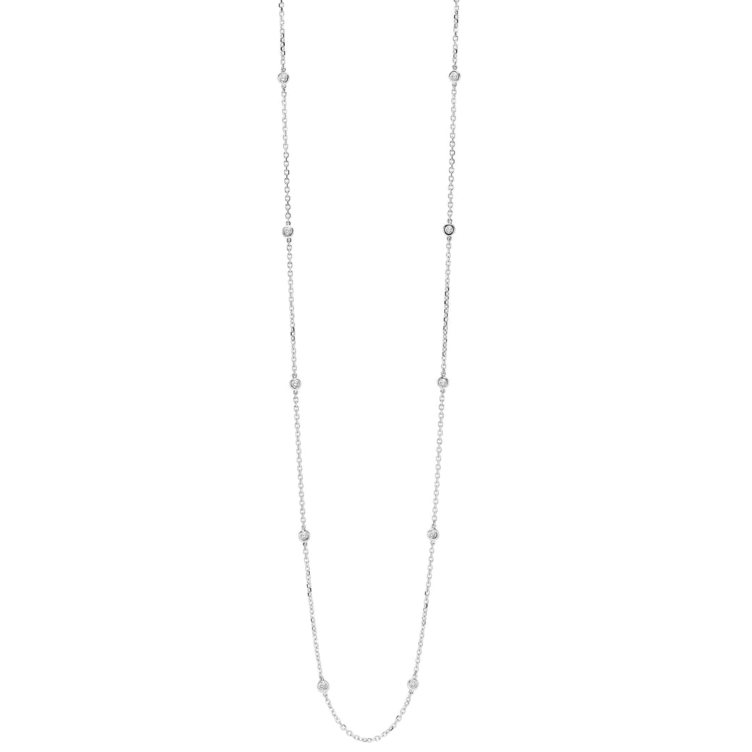 14Kt White Gold Diamond 1/4Ctw Necklace