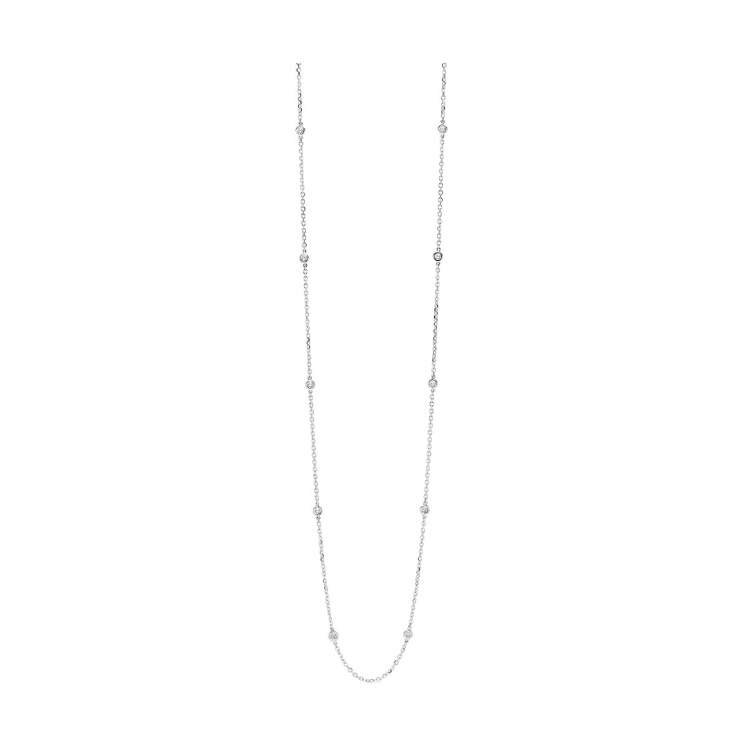14Kt White Gold Diamond 1/2Ctw Necklace