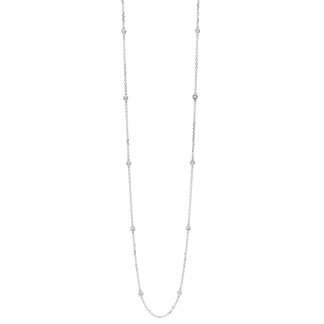 14Kt White Gold Diamond 1/2Ctw Necklace