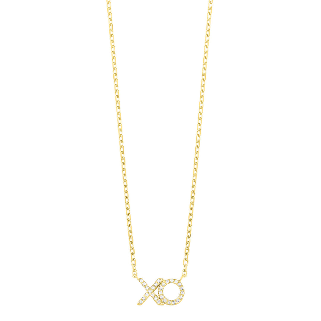 10Kt Yellow Gold Diamond 1/15Ctw Necklace