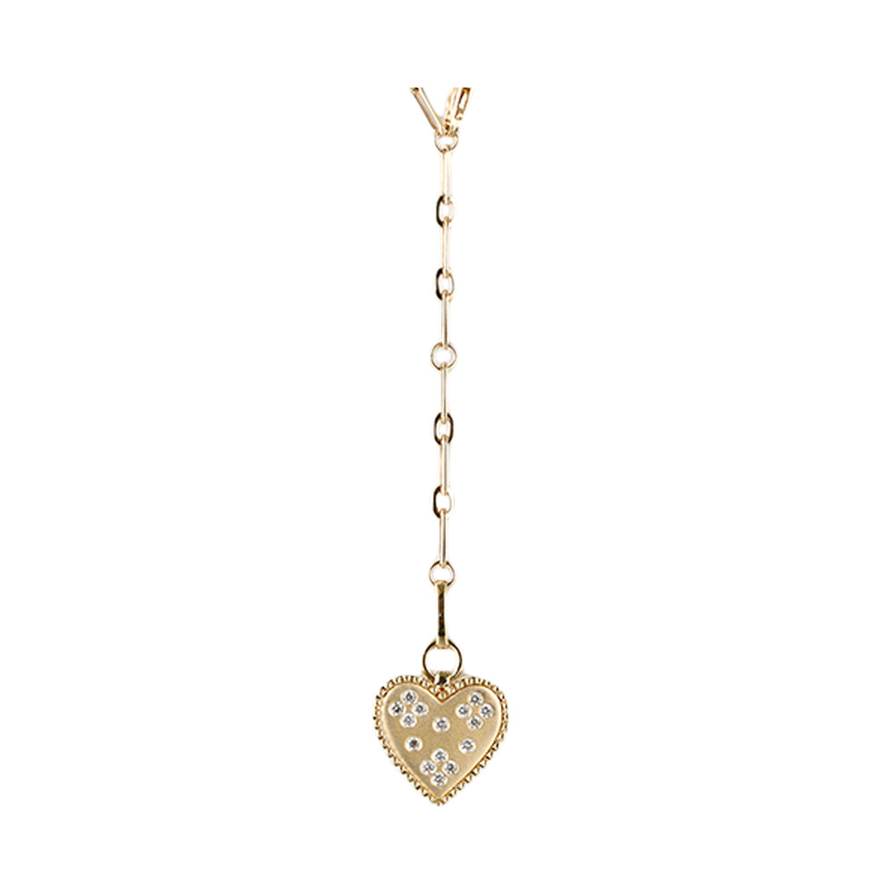 14Kt Yellow Gold Diamond 1/4Ctw Necklace