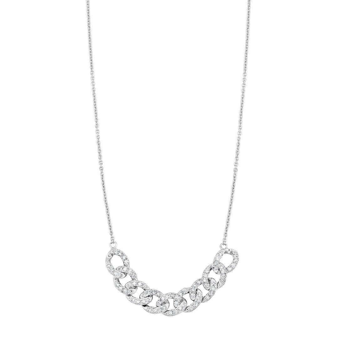 10Kt White Gold Diamond 5/8Ctw Necklace