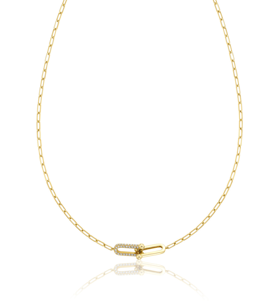 14Kt Yellow Gold Diamond 3/8Ctw Necklace