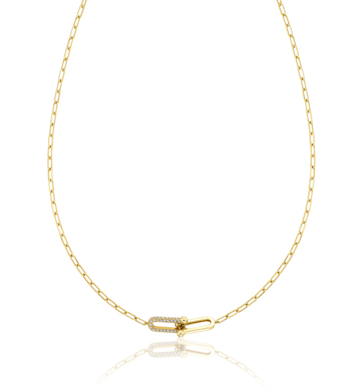 14Kt Yellow Gold Diamond 3/8Ctw Necklace