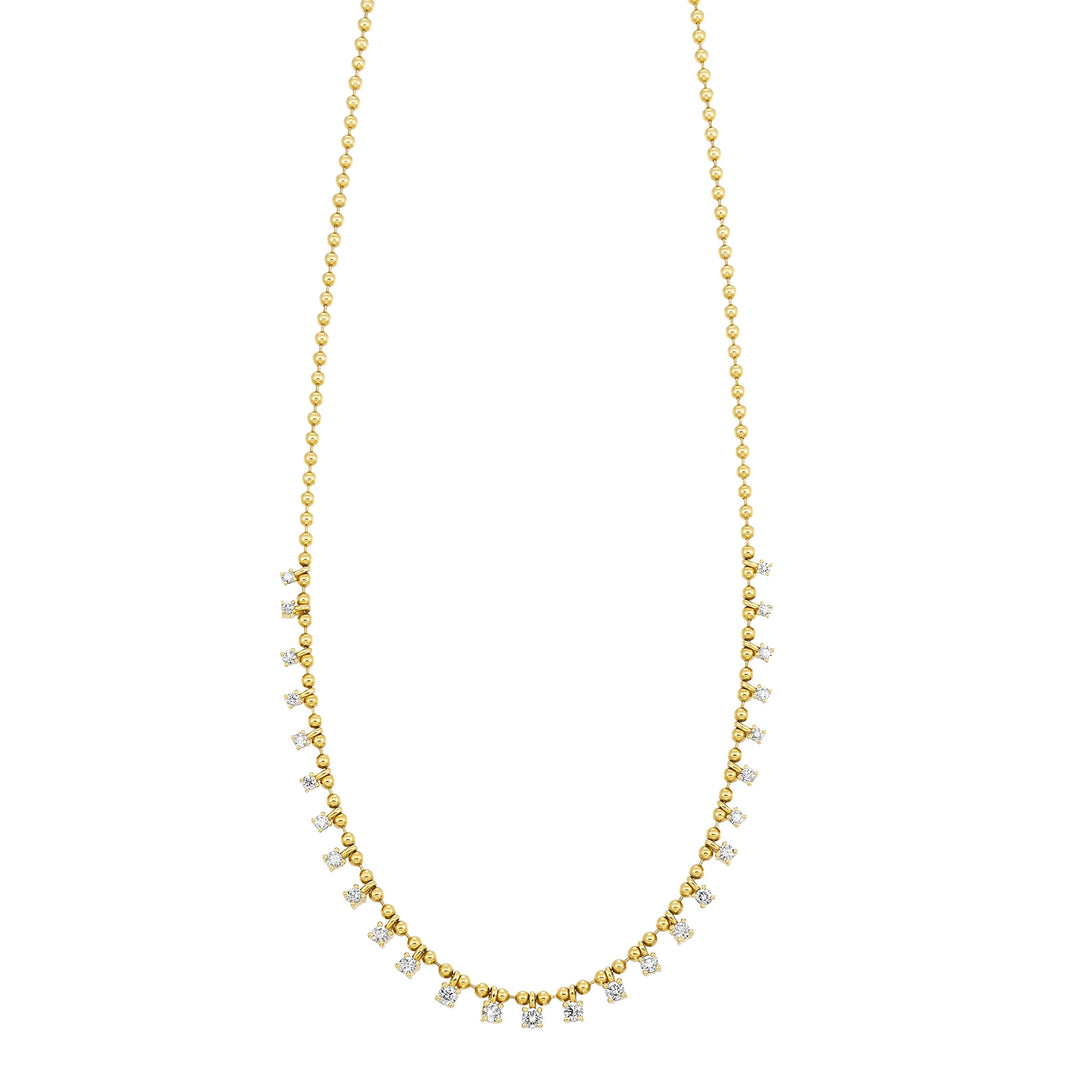 14Kt Yellow Gold Diamond 1 3/4Ctw Necklace