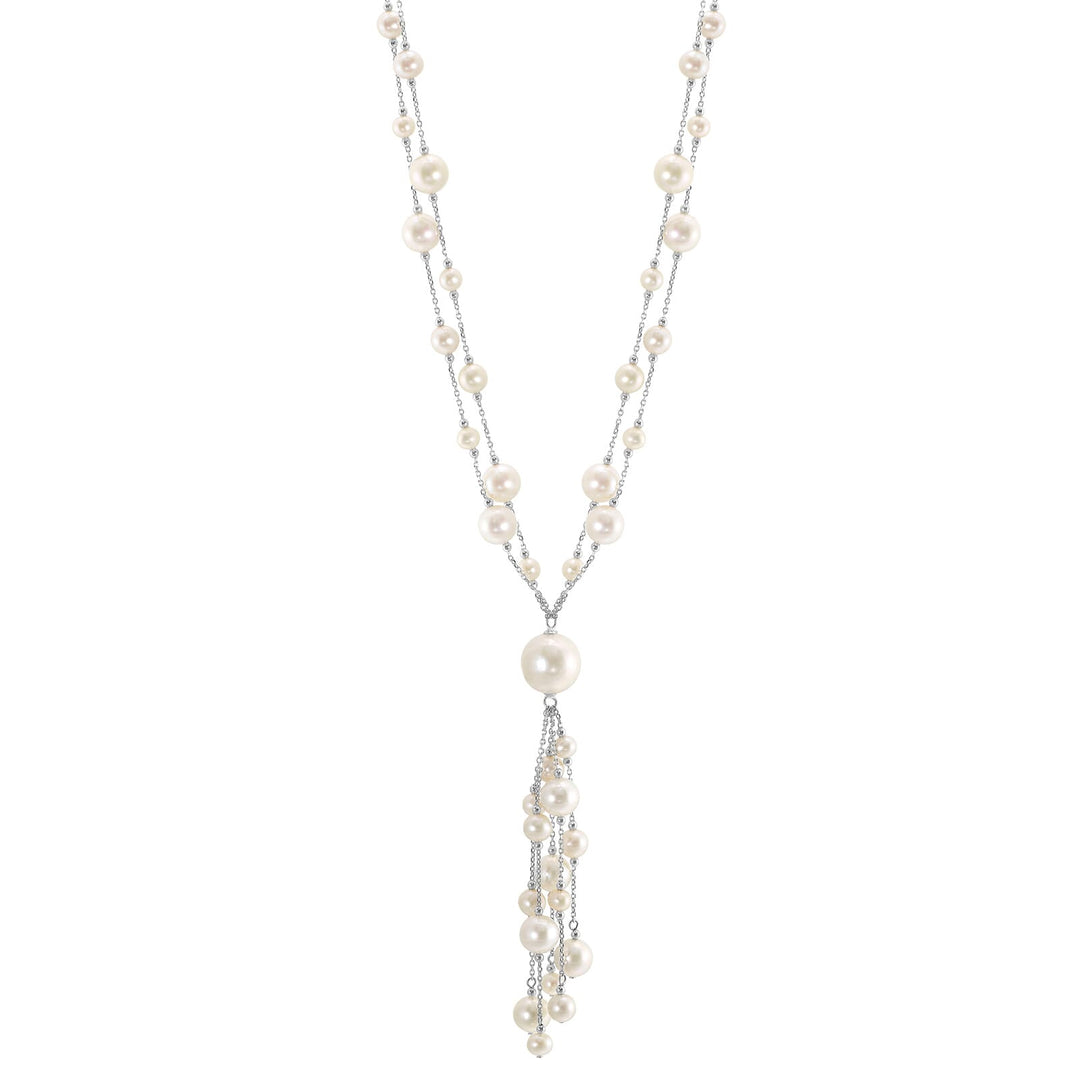 Silver Pearl Necklace