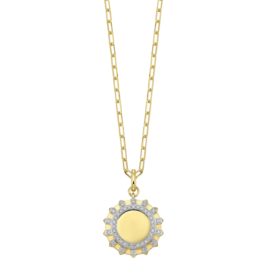 14Kt Yellow Gold Diamond 1/3Ctw Necklace