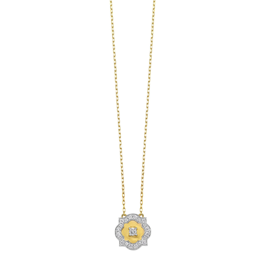 14Kt Yellow Gold Diamond 1/3Ctw Necklace