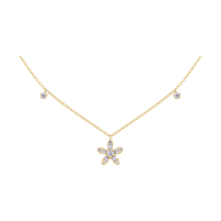 10Kt Yellow Gold Diamond 3/8Ctw Necklace