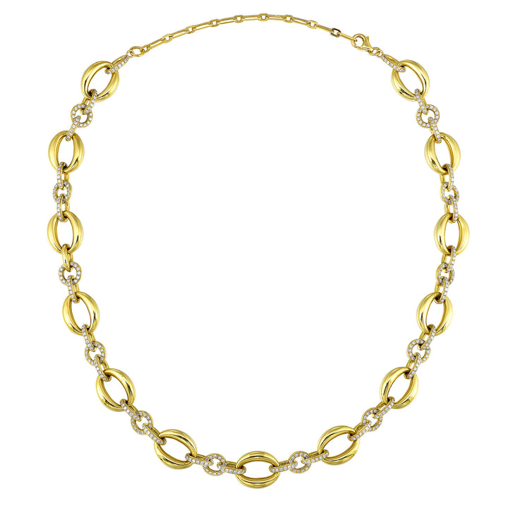 14Kt Yellow Gold Diamond 2 1/2Ctw Necklace