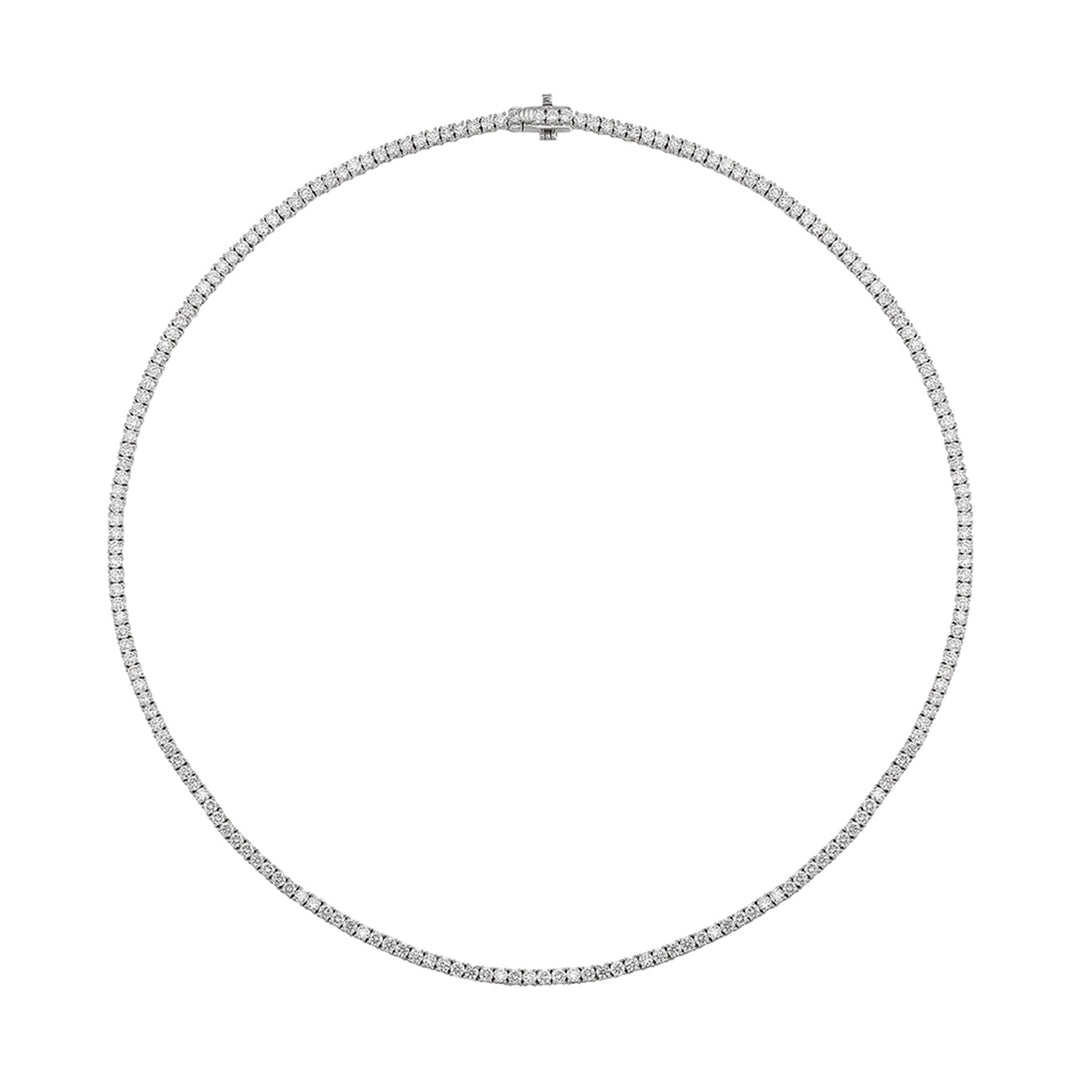 14Kt White Gold Diamond 5Ctw Necklace