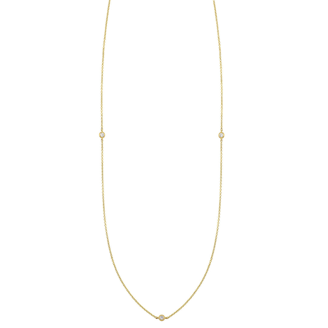 14Kt Yellow Gold Diamond 1/3Ctw Necklace