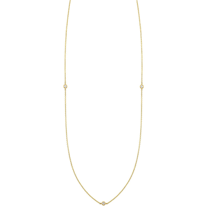 14Kt Yellow Gold Diamond 1/3Ctw Necklace