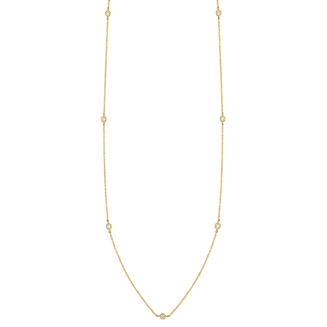 14Kt Yellow Gold Diamond 1/3Ctw Necklace