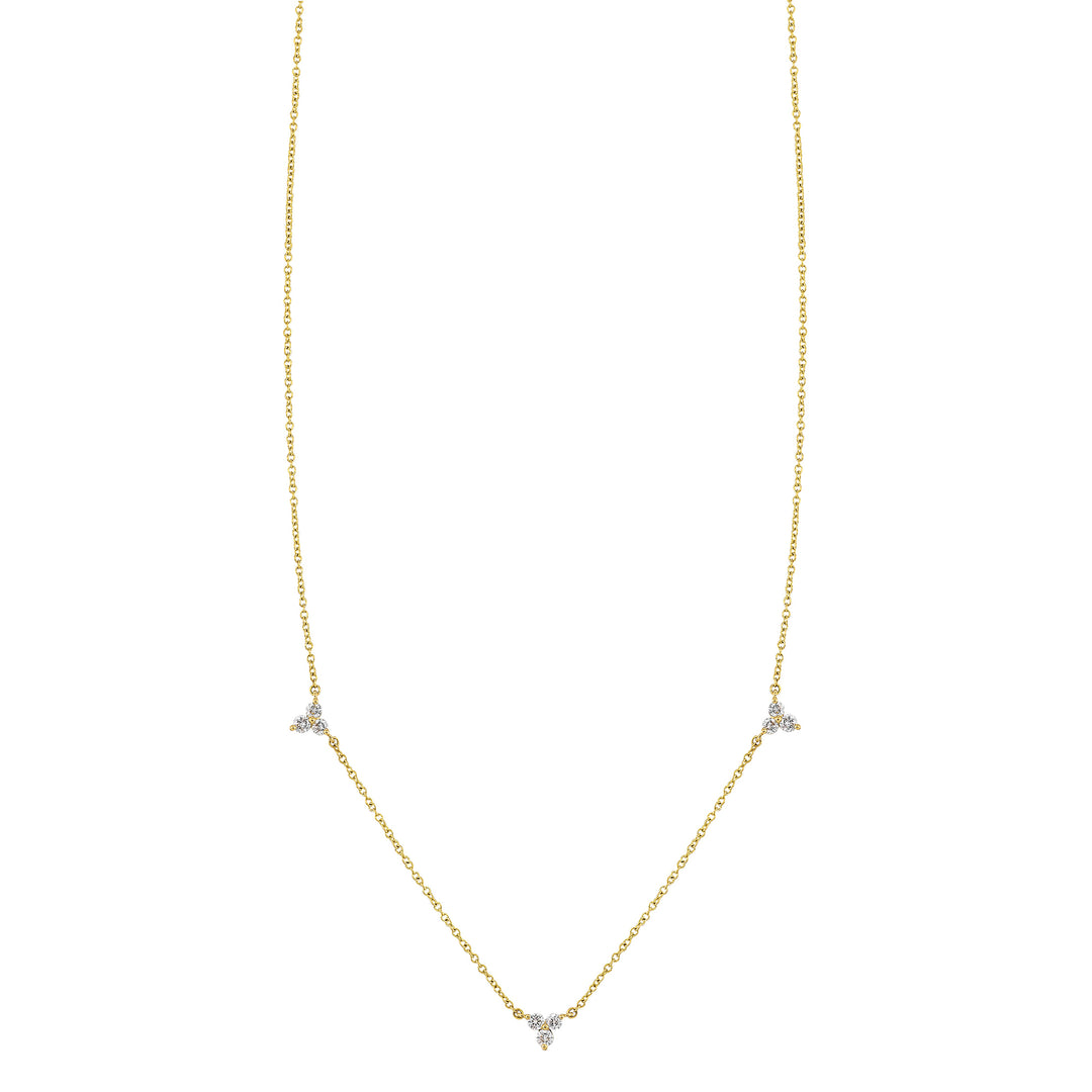14Kt Yellow Gold Diamond 1/4Ctw Necklace