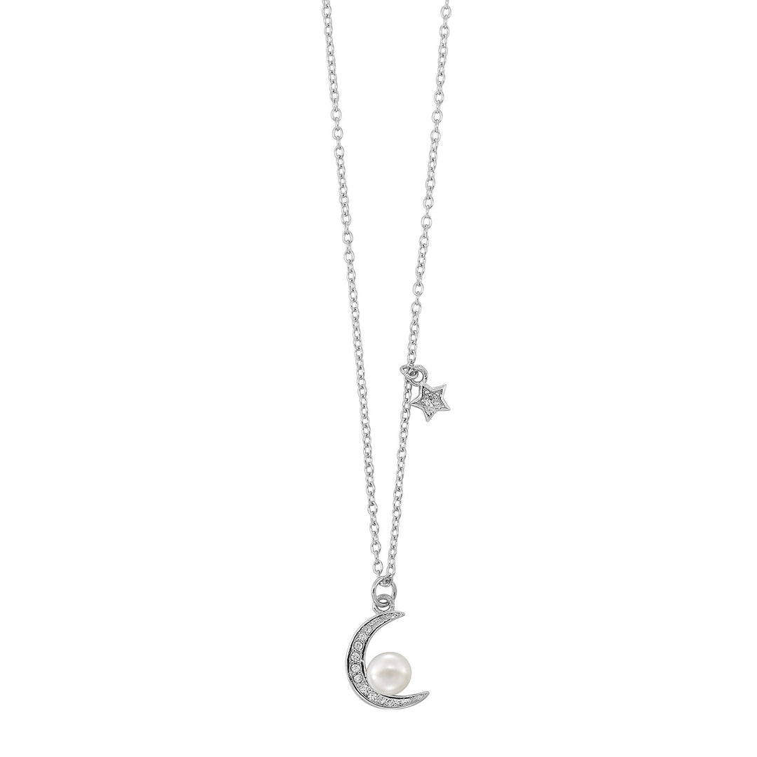 Silver Pearl Necklace