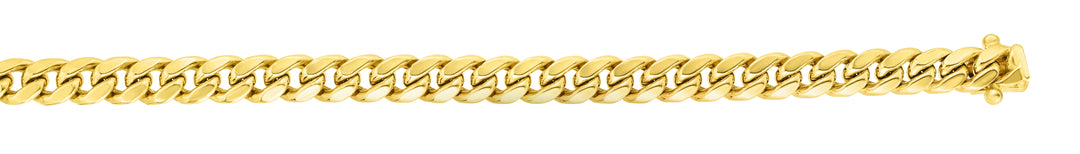14K Gold 18"" 3.2mm Miami Cuban Chain