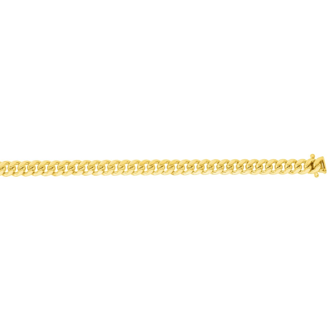 14K Gold 24"" 9.2mm Classic Miami Cuban