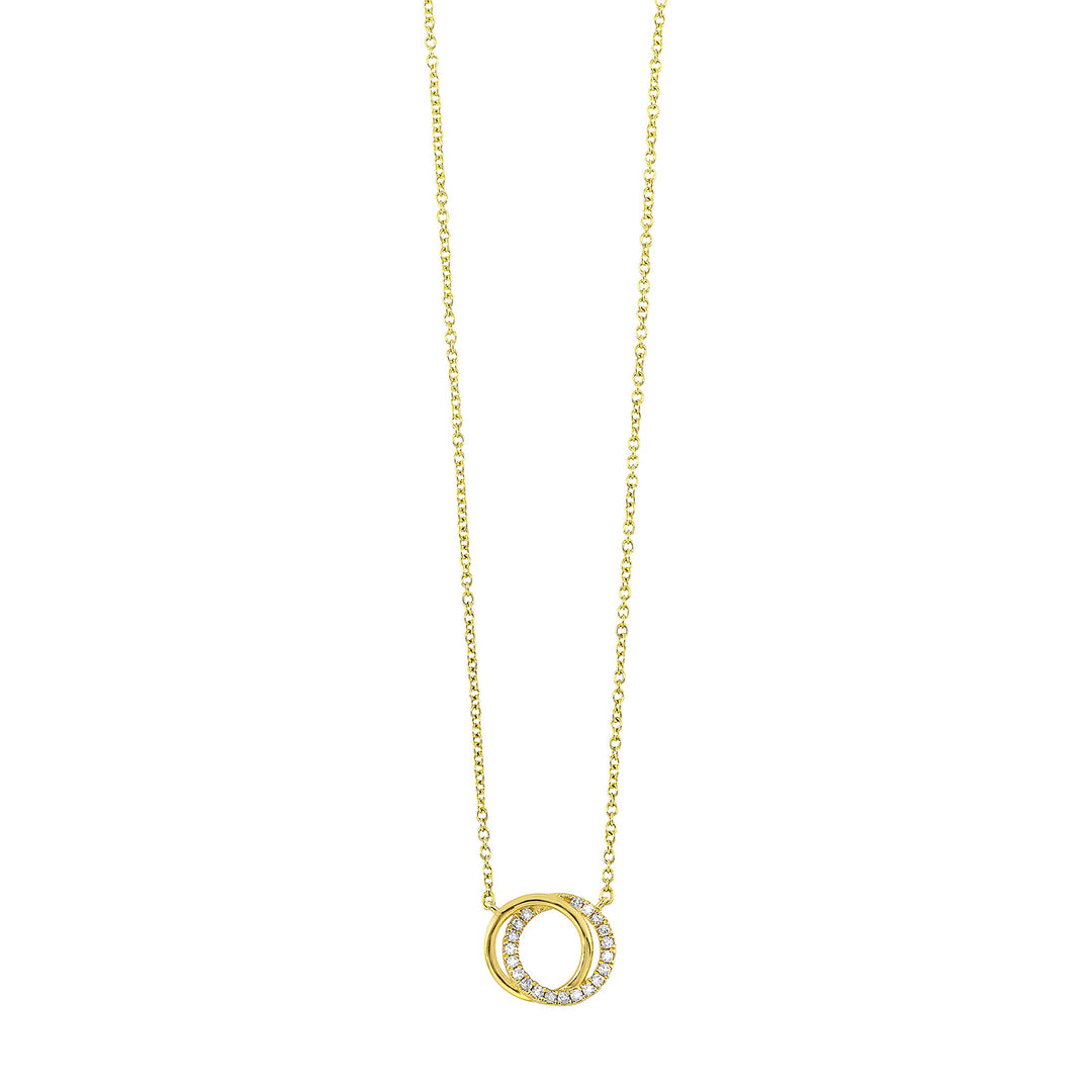 14Kt Yellow Gold Diamond 1/12Ctw Pendant