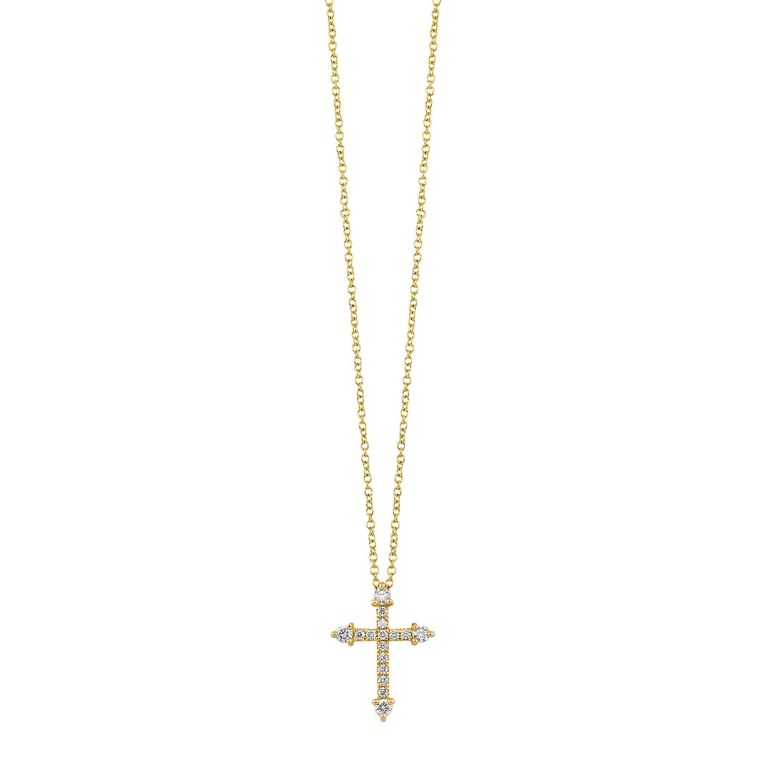 14Kt Yellow Gold Diamond 1/5Ctw Pendant