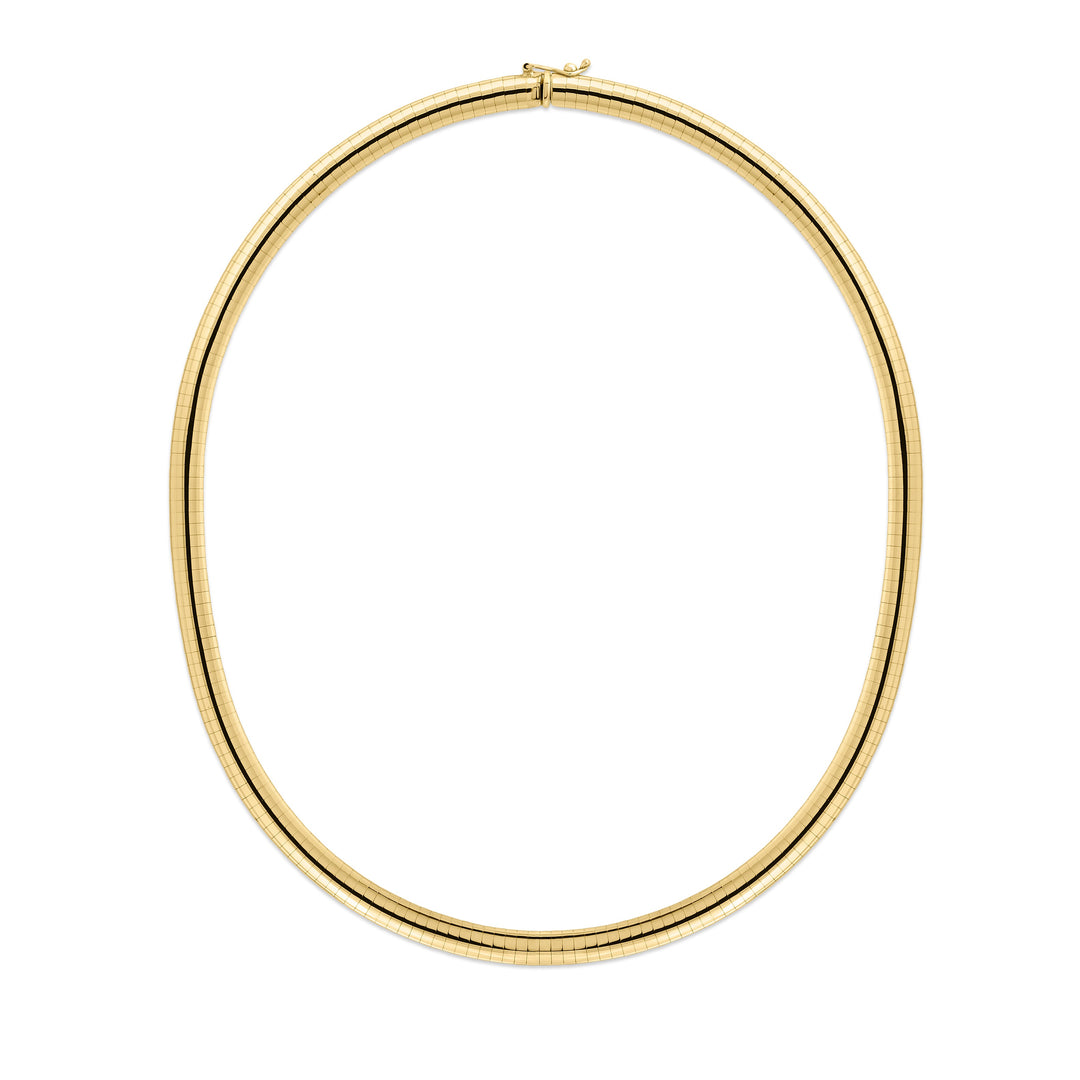 14K Gold 20"" 6mm Classic Omega