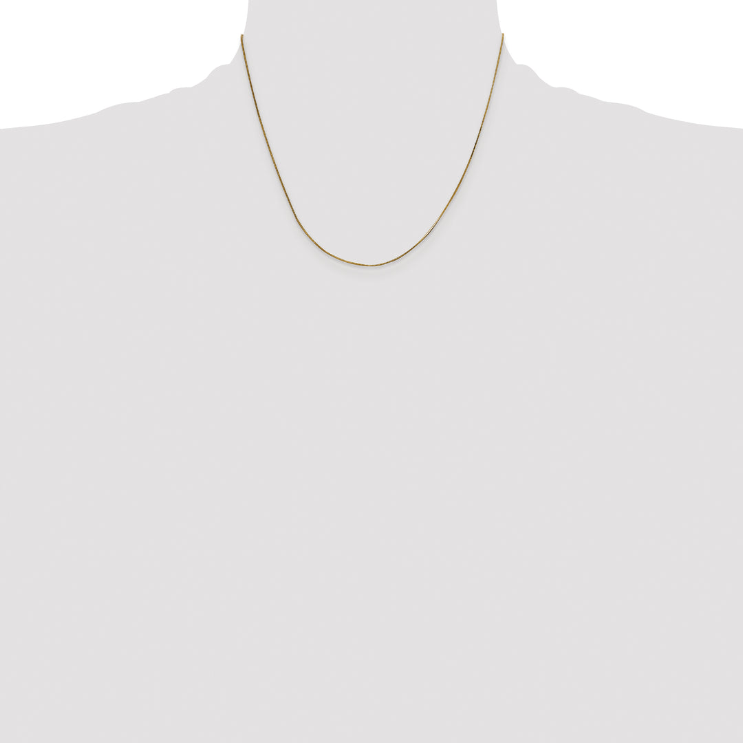 14k .5mm Octagonal Snake Chain
