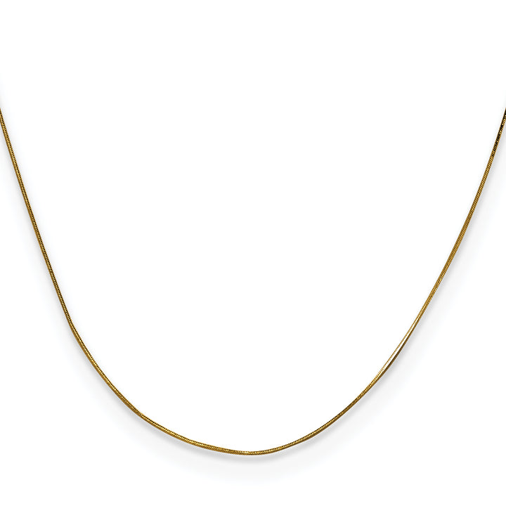 14k .5mm Octagonal Snake Chain