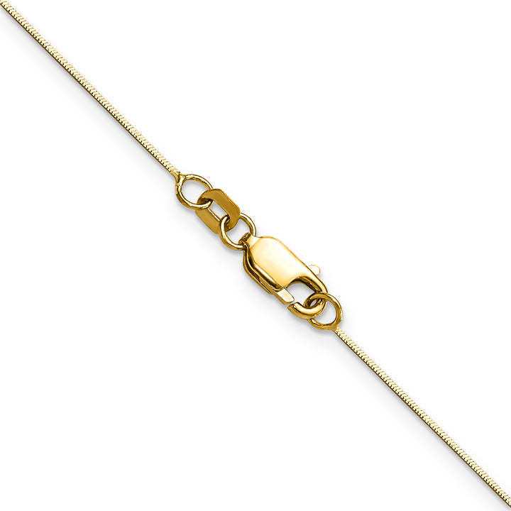 14k .5mm Octagonal Snake Chain