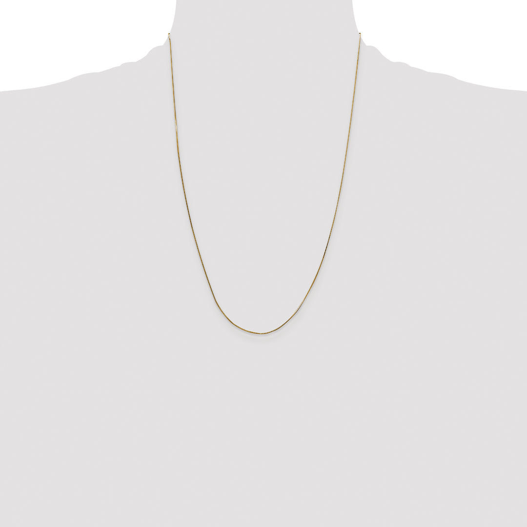 14k .5mm Octagonal Snake Chain