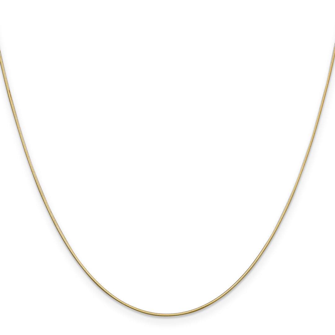 14k .6mm Octagonal Snake Chain