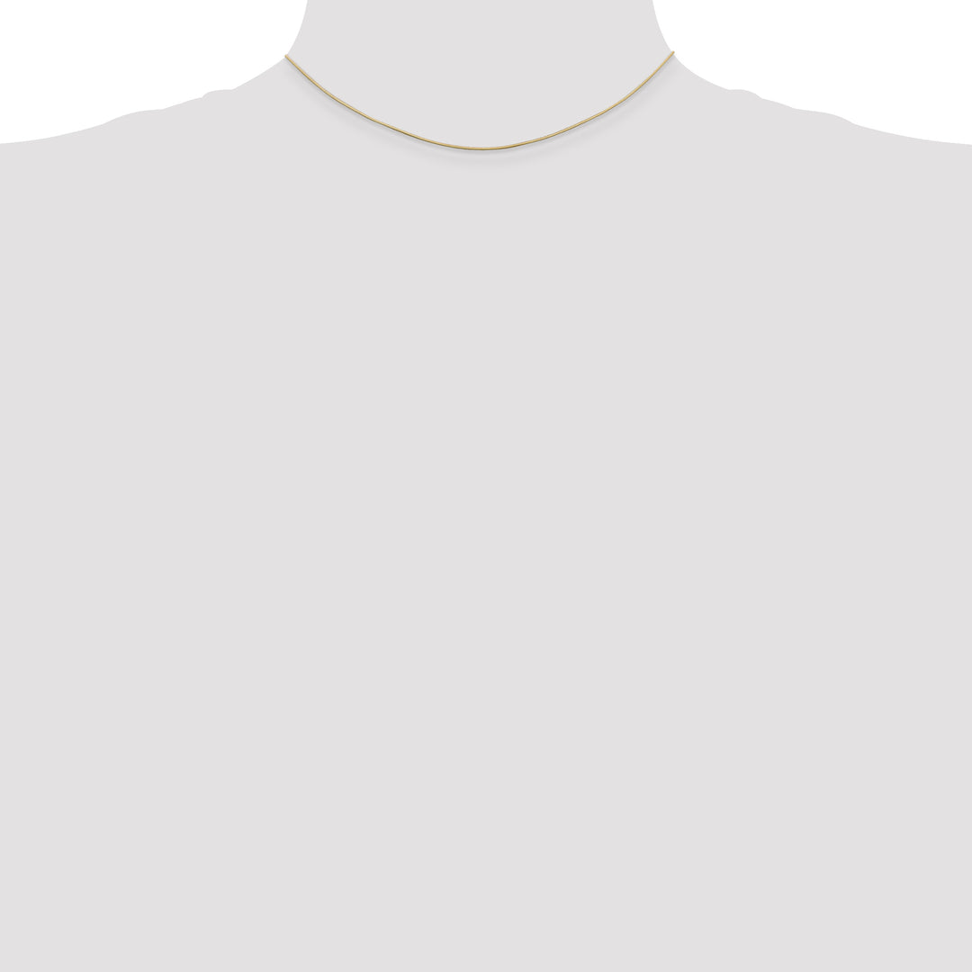14k .6mm Octagonal Snake Chain