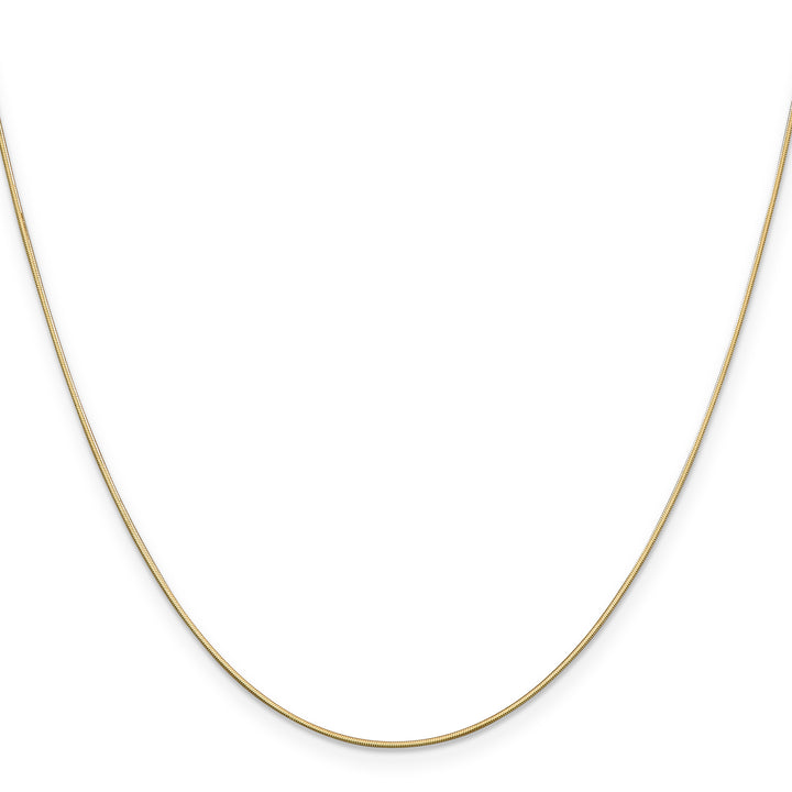 14k .6mm Octagonal Snake Chain