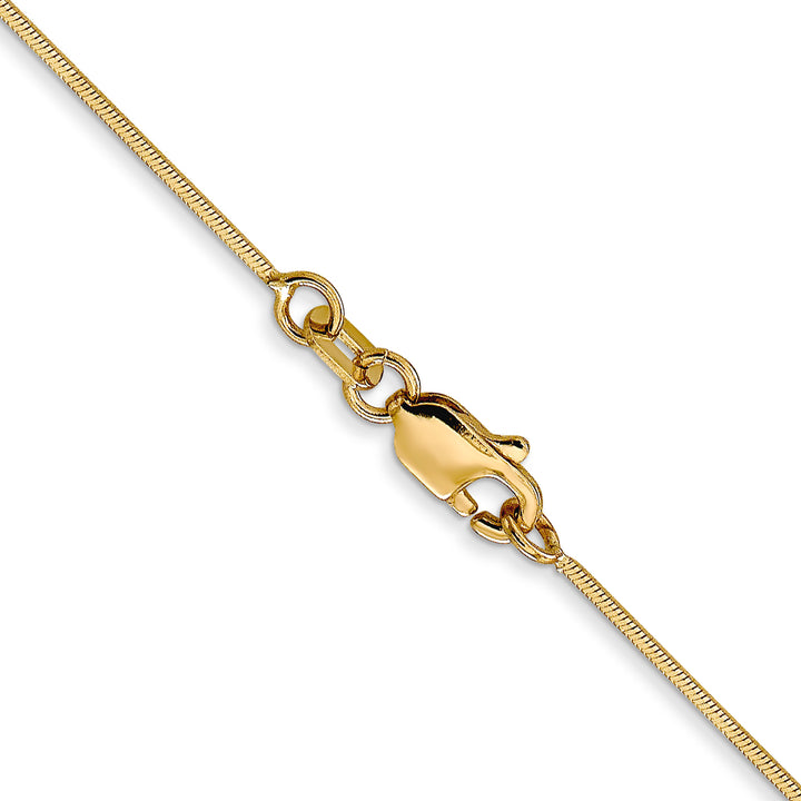 14k .6mm Octagonal Snake Chain
