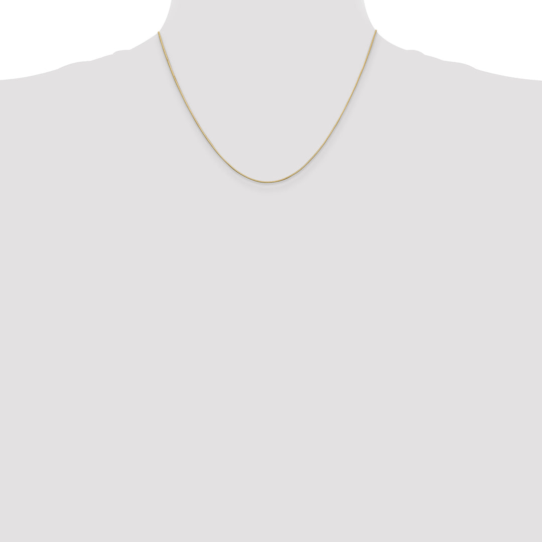 14k .6mm Octagonal Snake Chain