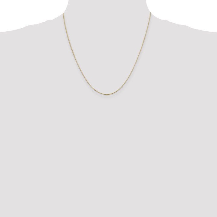 14k .6mm Octagonal Snake Chain
