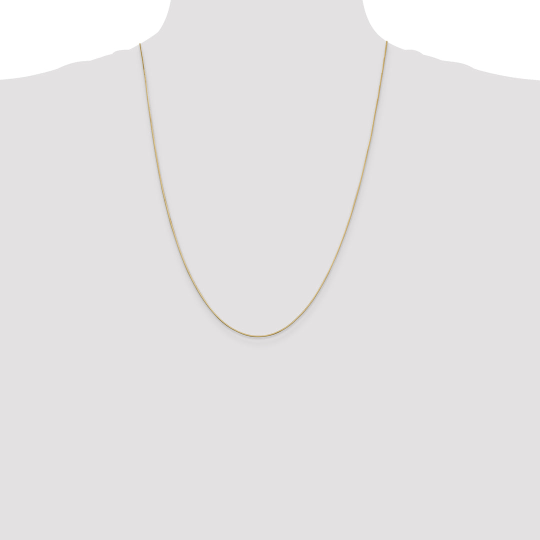 14k .6mm Octagonal Snake Chain
