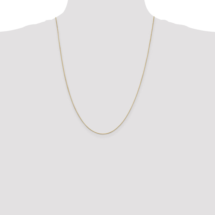 14k .6mm Octagonal Snake Chain