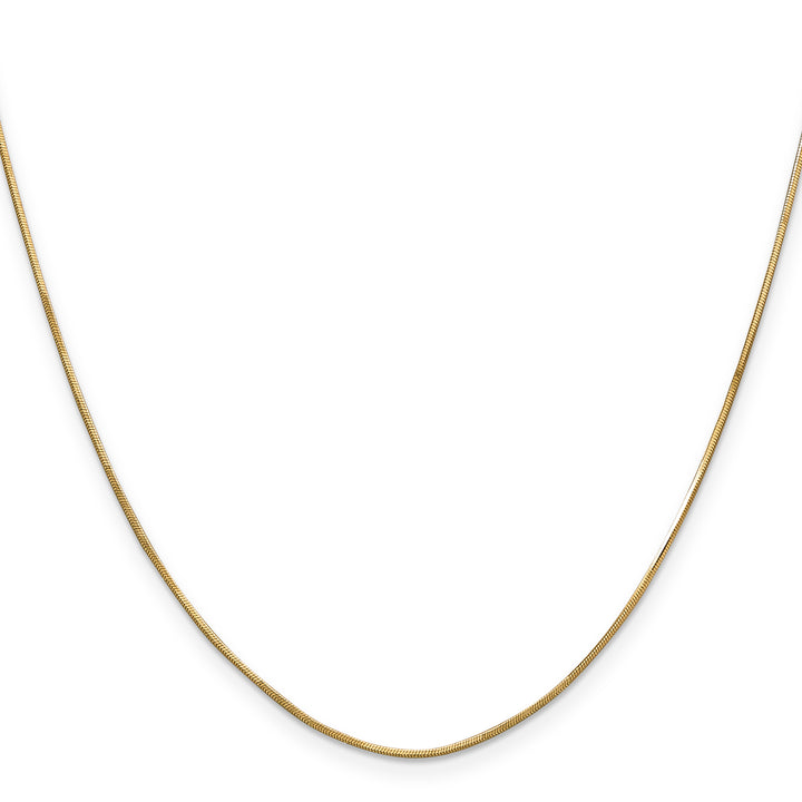 14k .8mm Octagonal Snake Chain