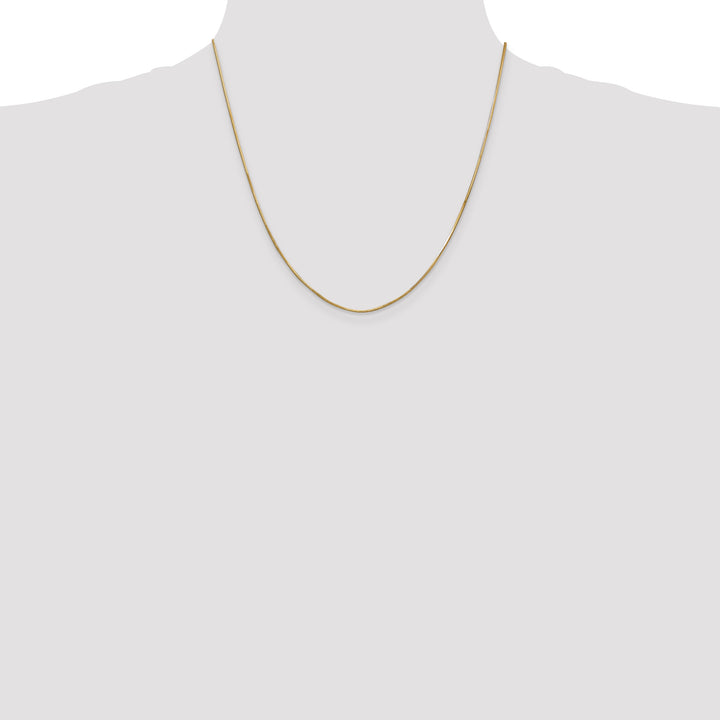 14k .8mm Octagonal Snake Chain