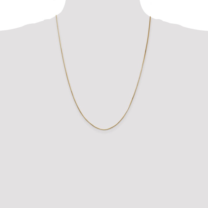 14k .8mm Octagonal Snake Chain
