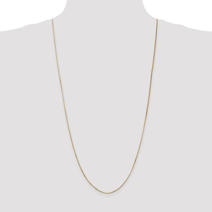 14k .8mm Octagonal Snake Chain
