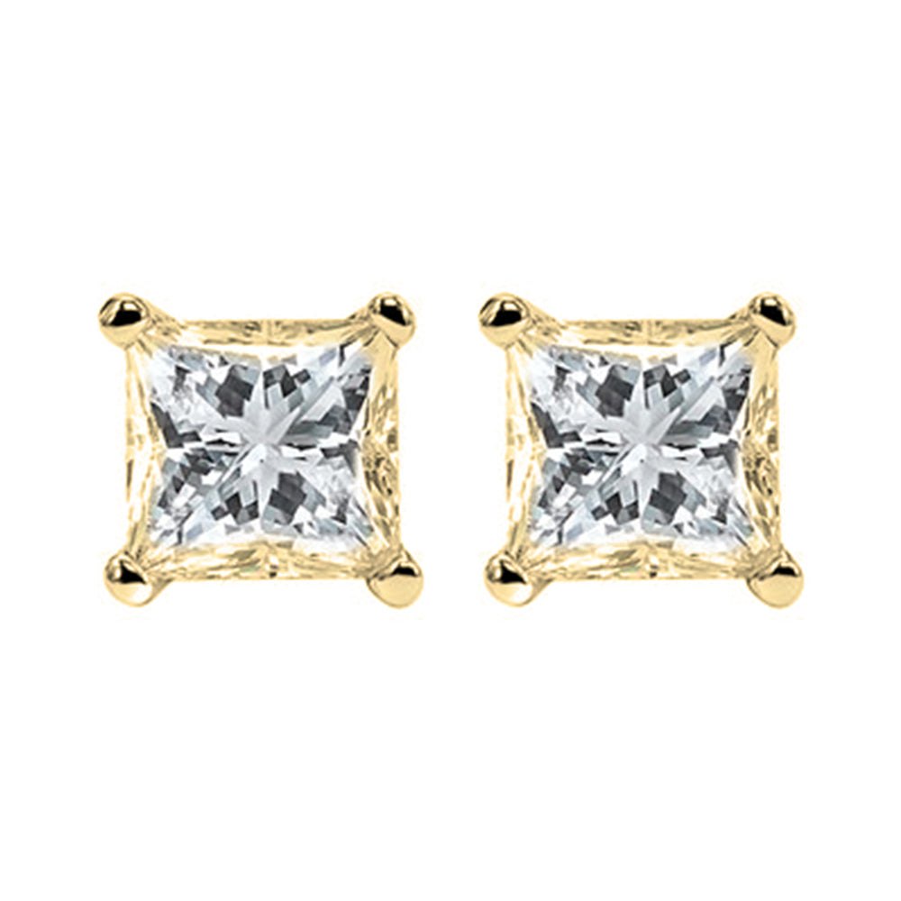14Kt Yellow Gold Diamond 1/4Ctw Earring