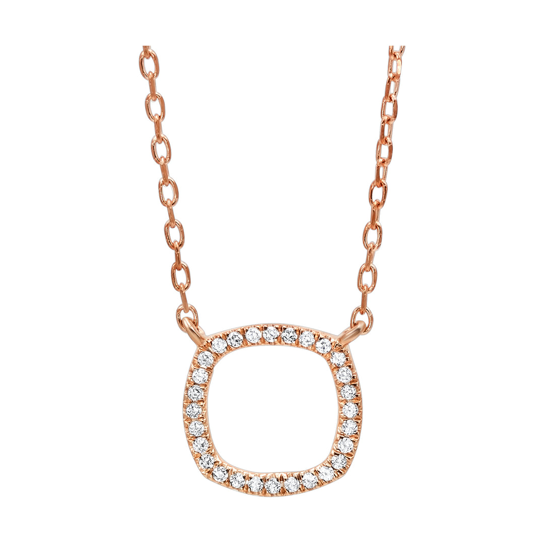 14Kt Rose Gold Diamond 1/20Ctw Pendant